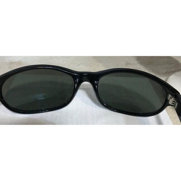 Blade Black Wraparound Sunglasses Smoke Lenses Eye Logo 0501057 Y2K - Picture 8 of 8